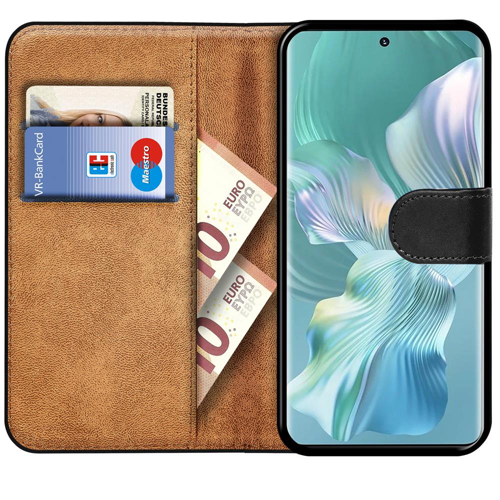 Basic Wallet für Honor 80 SE in Schwarz