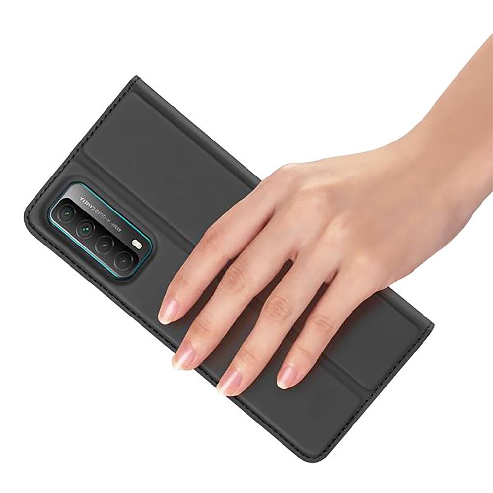 Electroplated Flip für Huawei P Smart 2021 in Schwarz