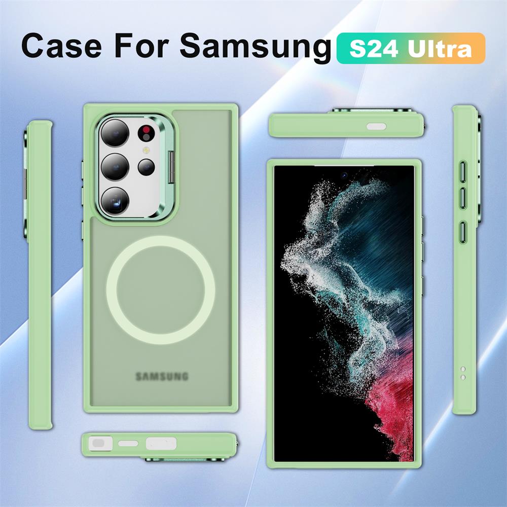Skin MagSafe für Samsung Galaxy S24 Ultra in Grün