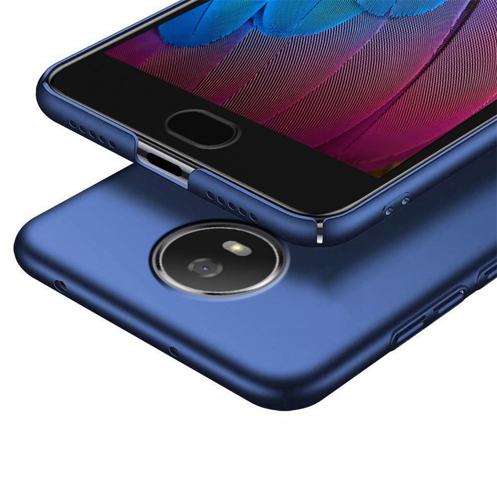 Classic Plain für Motorola/Lenovo Moto E4 in Blau