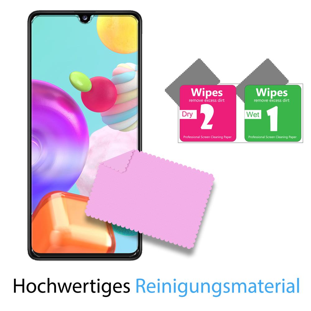 4in1 Glas Set für Samsung Galaxy A41