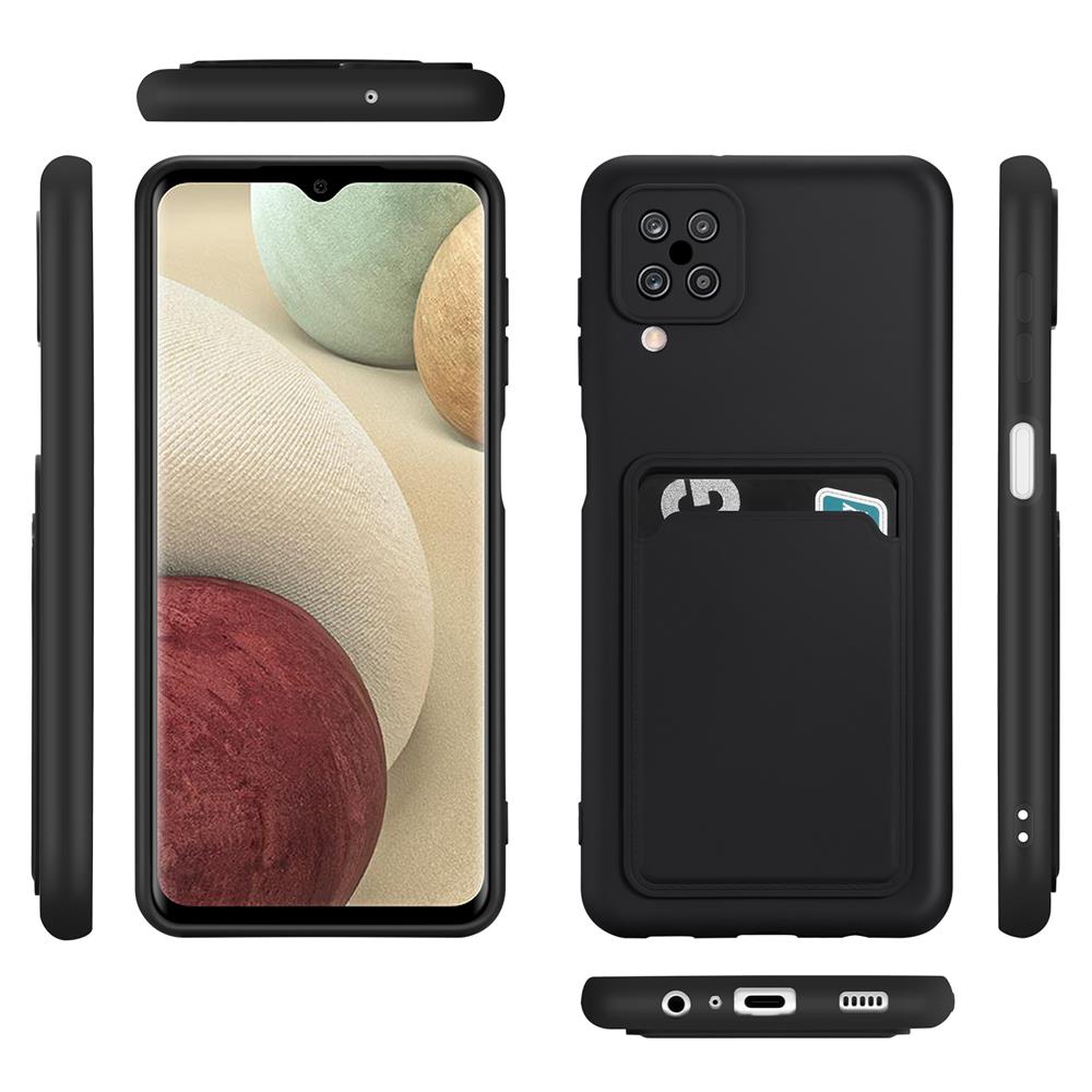 Card Case für Samsung Galaxy A12 / M12 in Schwarz