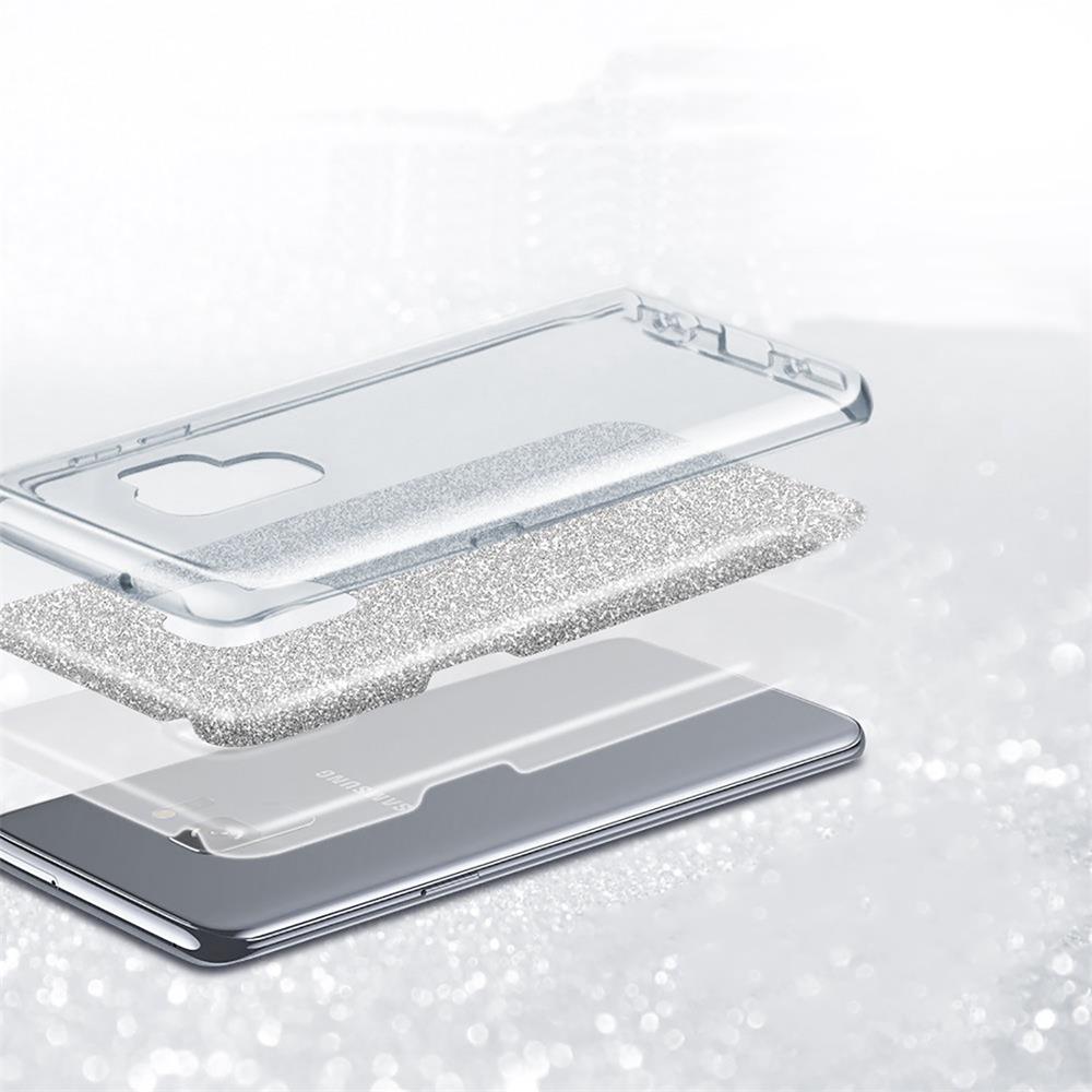 Shiny TPU für Samsung Galaxy S9 Plus in Silber