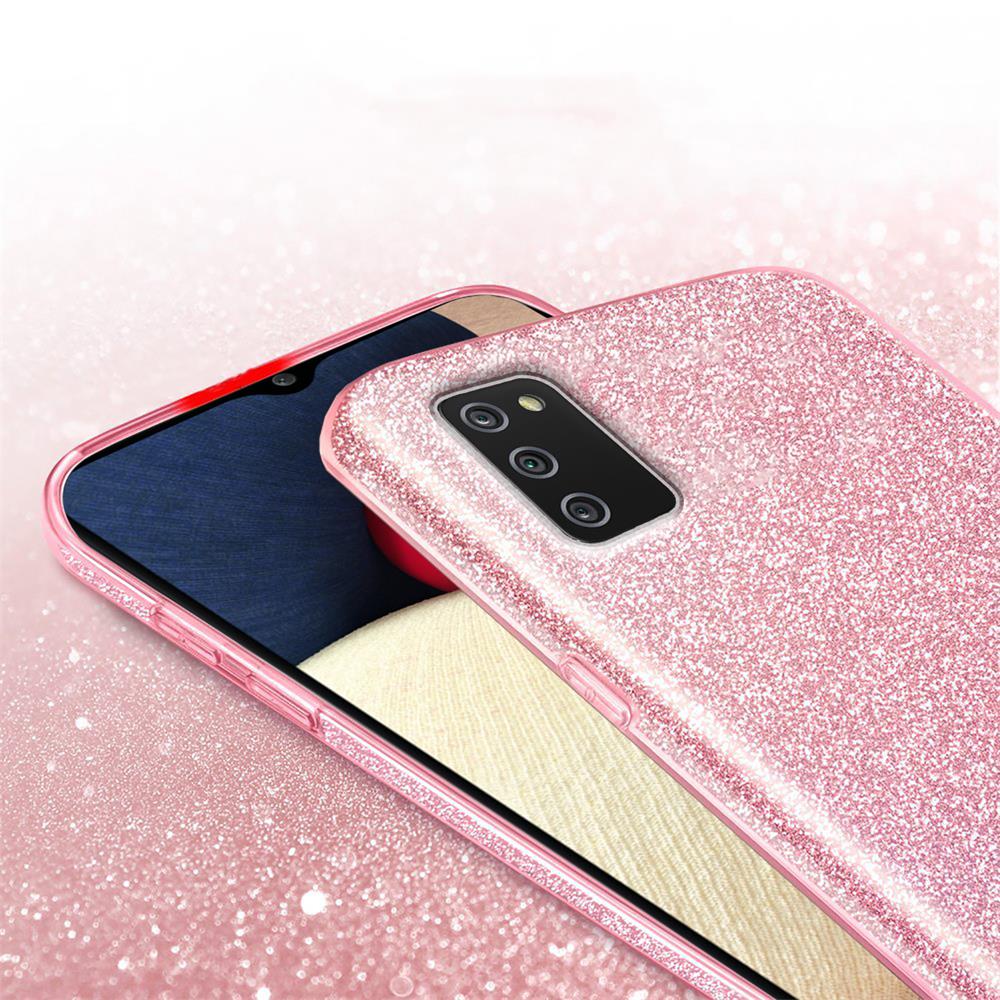 Shiny TPU für Samsung Galaxy A03s in Rosegold