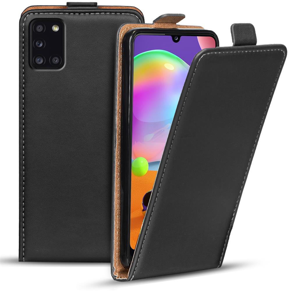 Basic Flip für Samsung Galaxy A31 in Schwarz