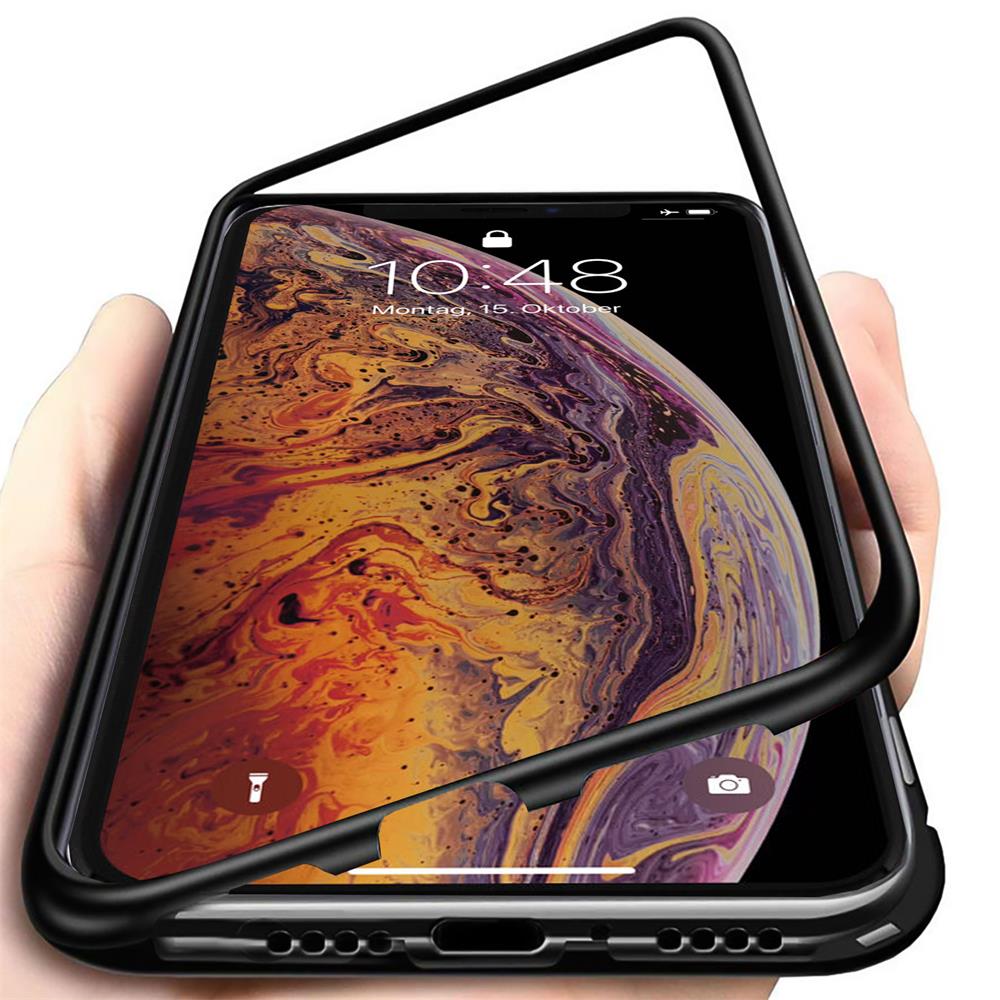 Magnetic Case für Apple iPhone 12 Pro Max in Schwarz