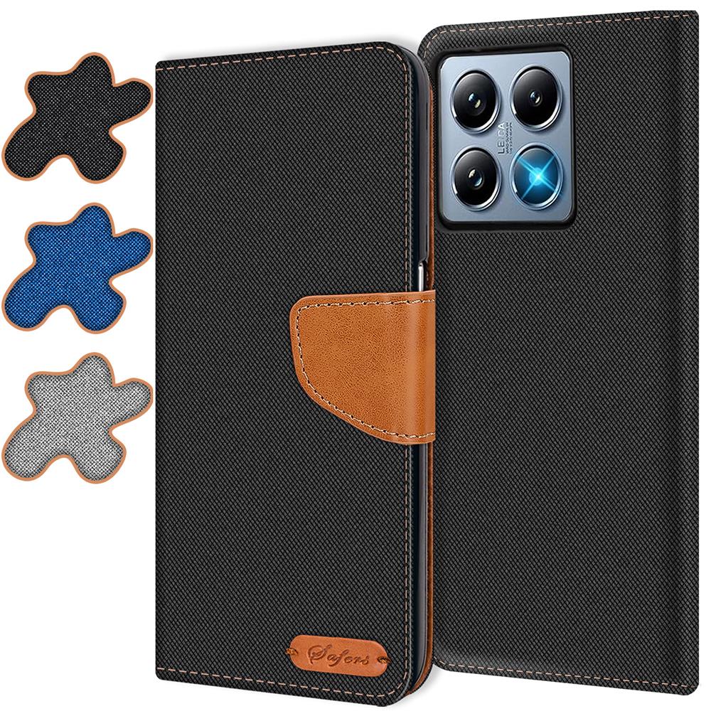 Textil Wallet für Xiaomi 14T Pro