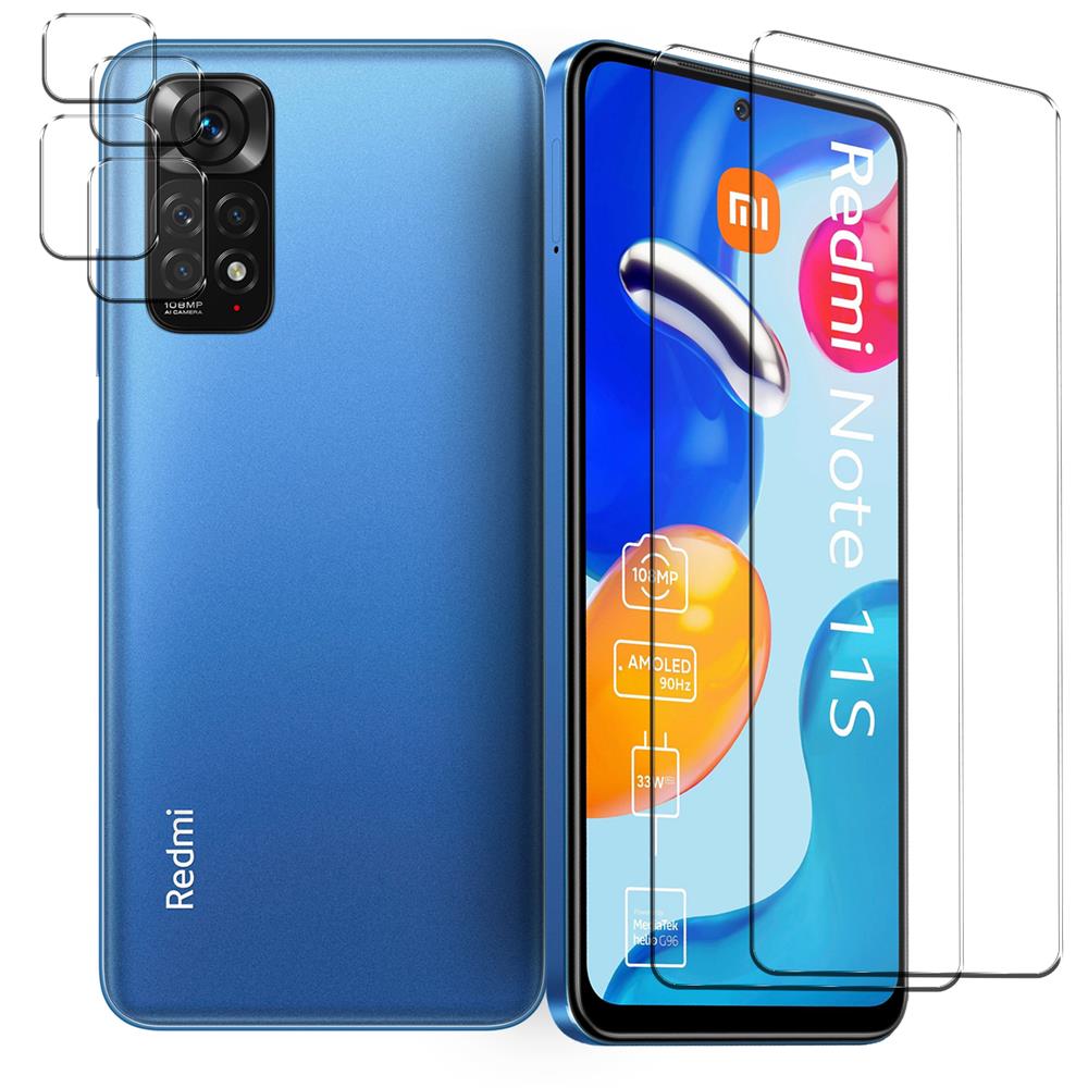 4in1 Glas Set für Xiaomi Redmi Note 11S