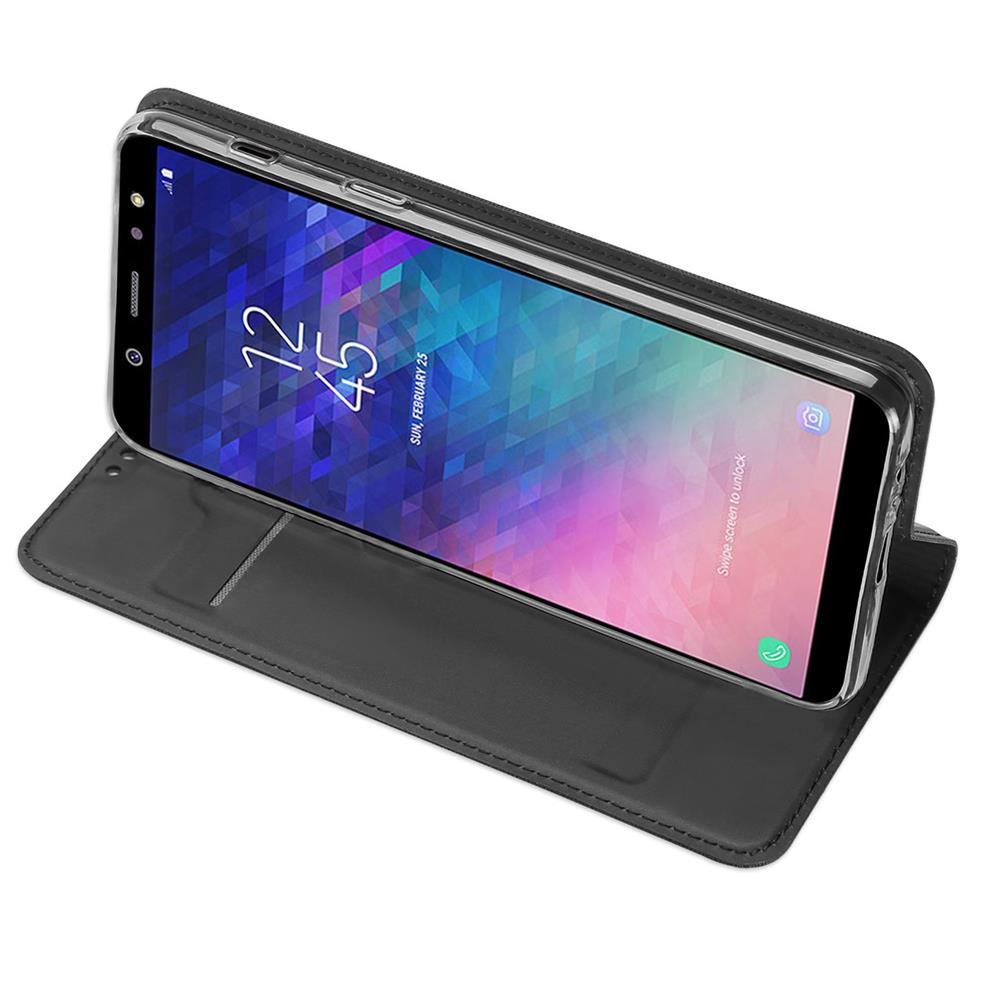 Electroplated Flip für Samsung Galaxy A6 in Schwarz