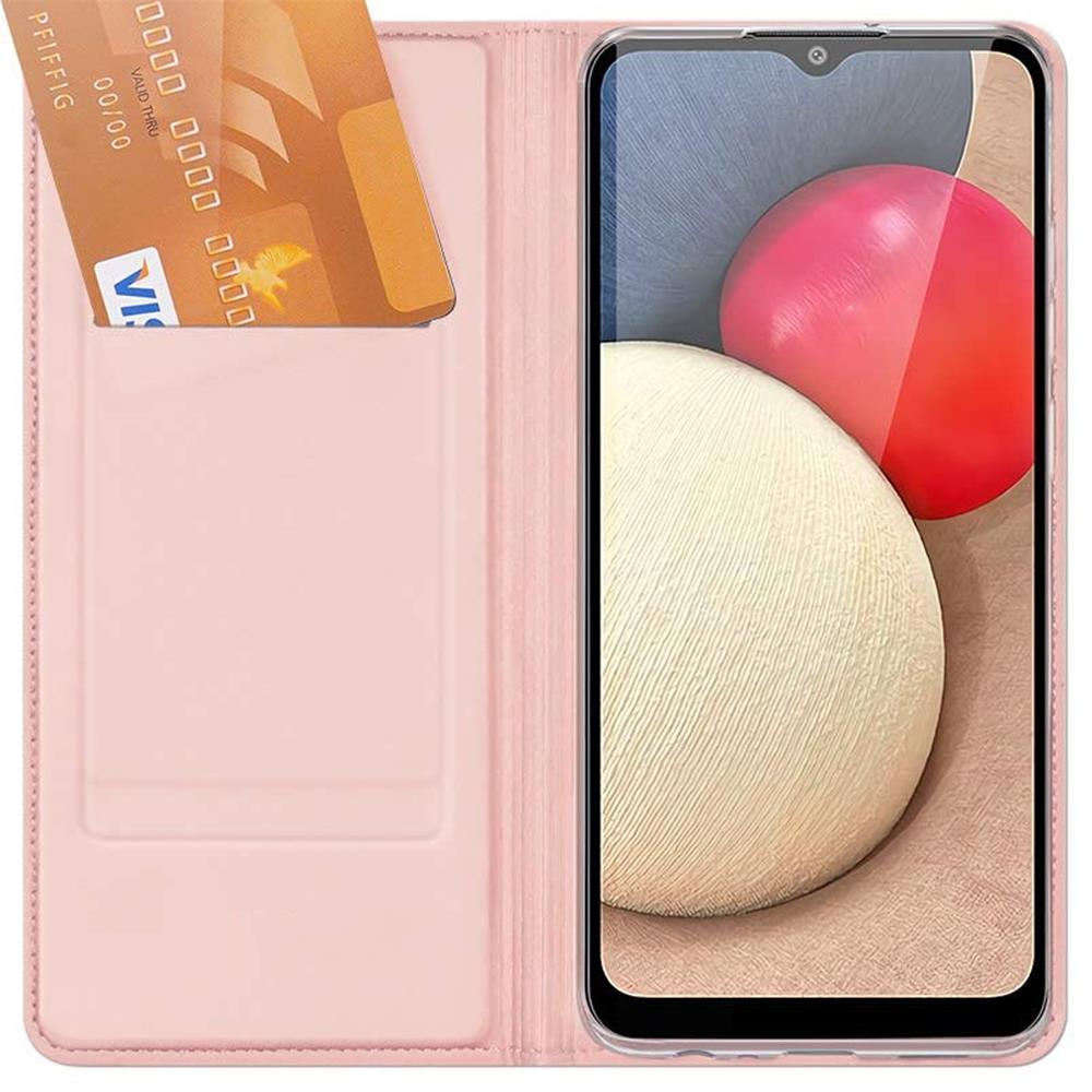 Electroplated Flip für Samsung Galaxy A03s in Rosegold