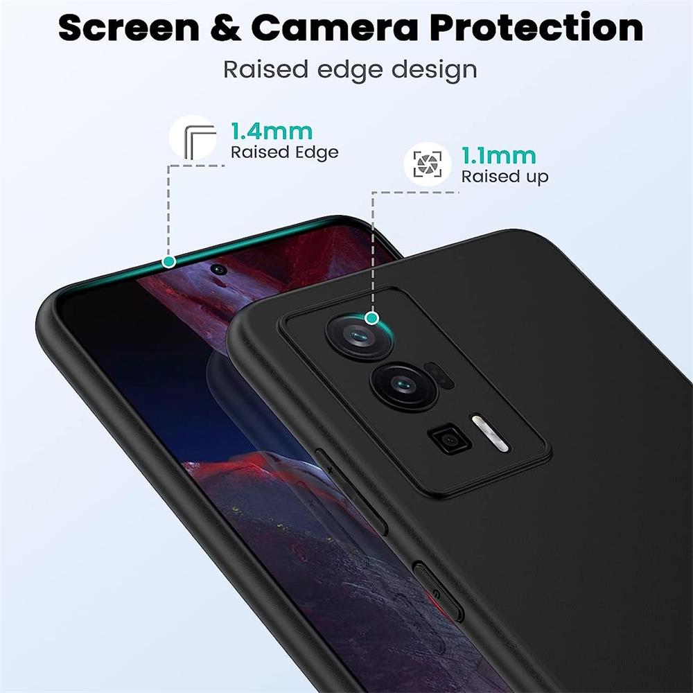 Classic TPU für Xiaomi Poco F5 Pro 5G in Schwarz