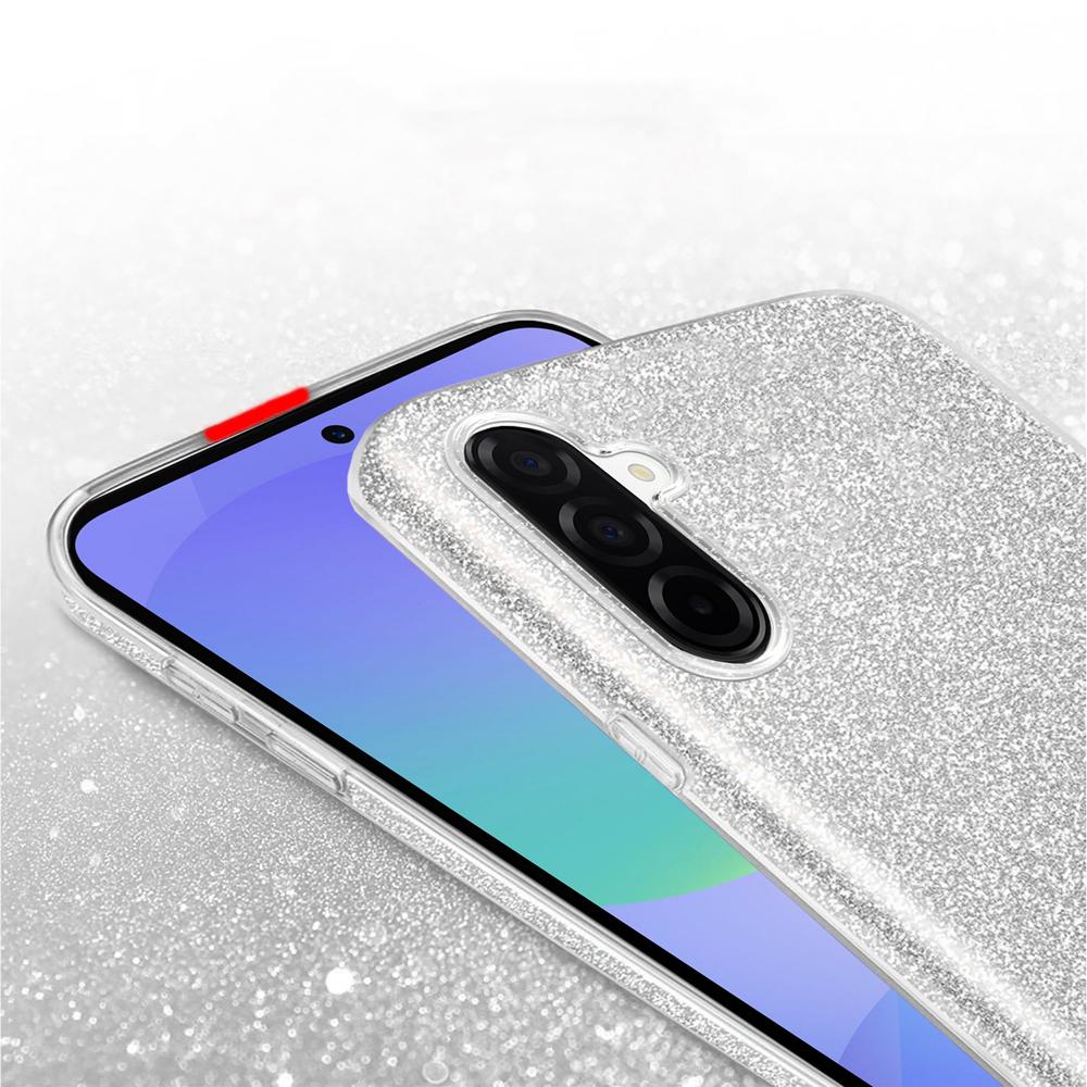 Shiny TPU für Samsung Galaxy A57 5G in Silber