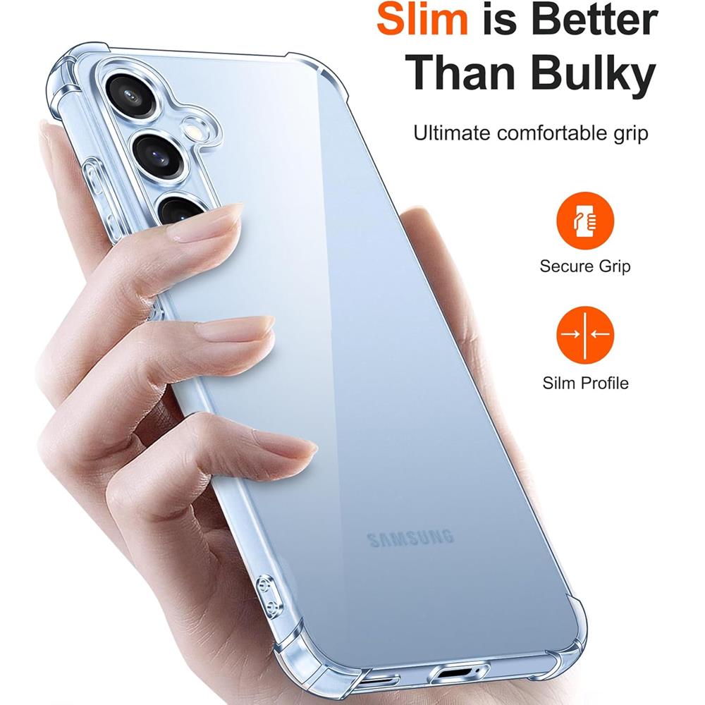 Rugged TPU für Samsung Galaxy S25 Plus in Transparent