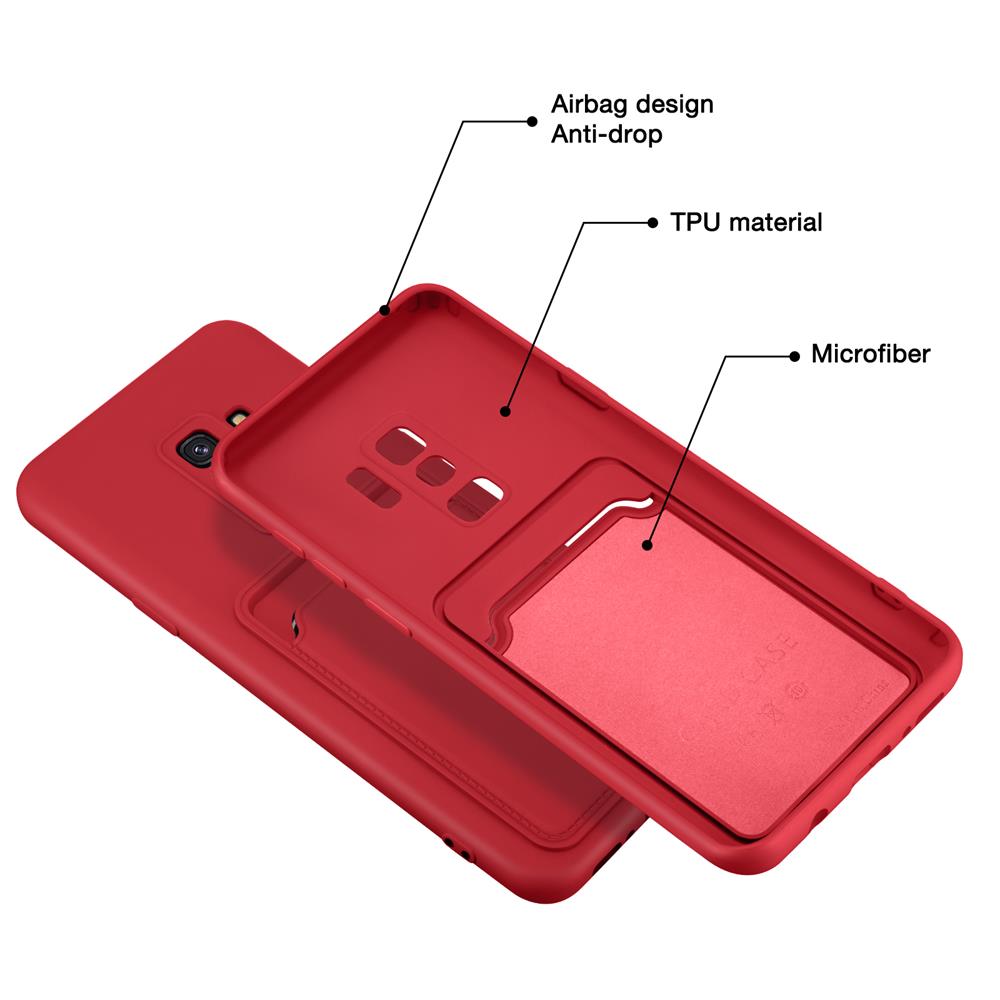 Card Case für Samsung Galaxy S9 Plus in Rot
