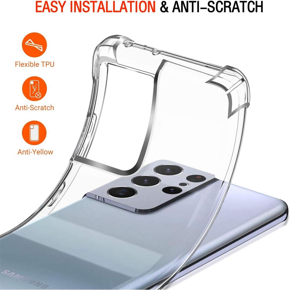 Rugged TPU für Samsung Galaxy S21 Ultra in Transparent