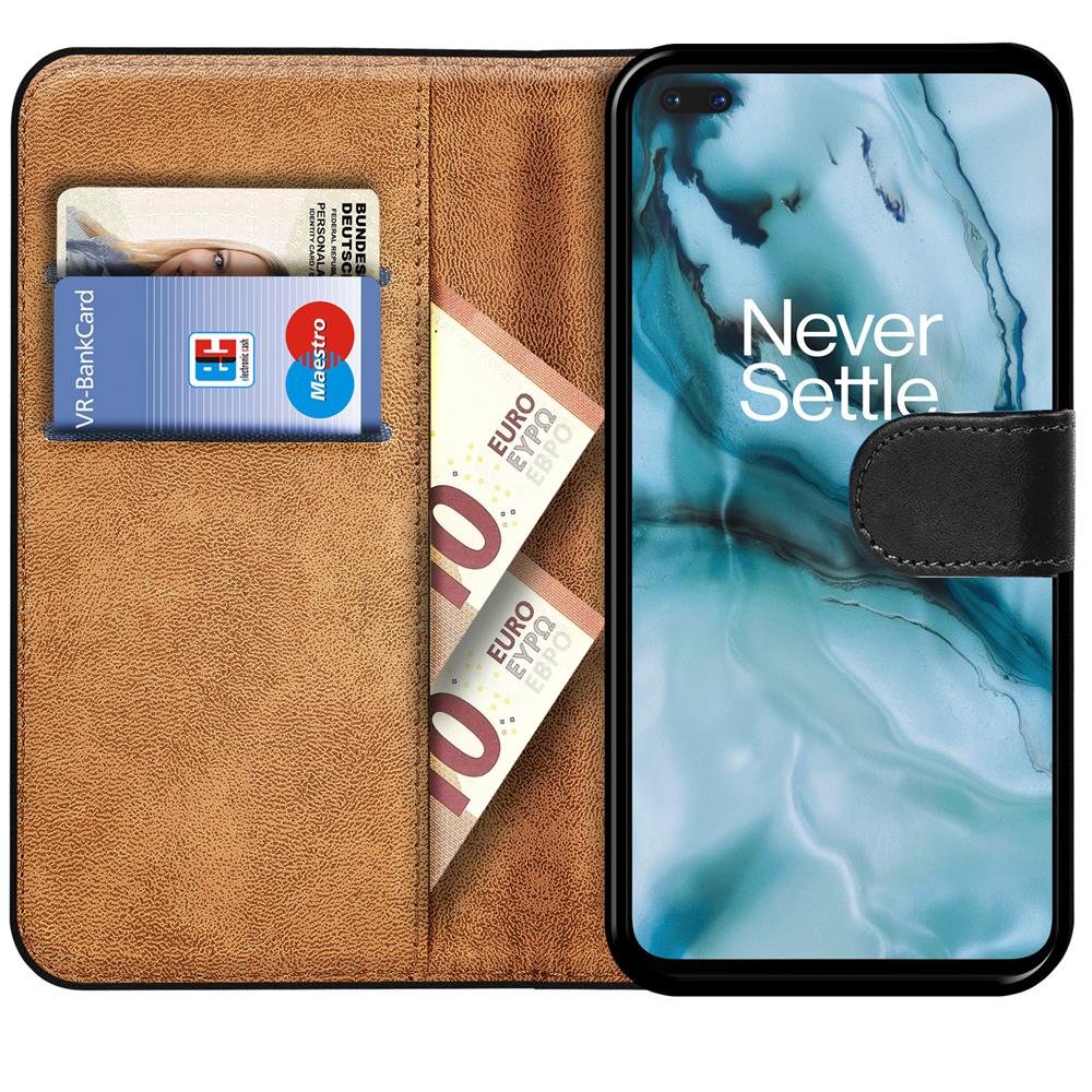 Basic Wallet für OnePlus Nord in Schwarz