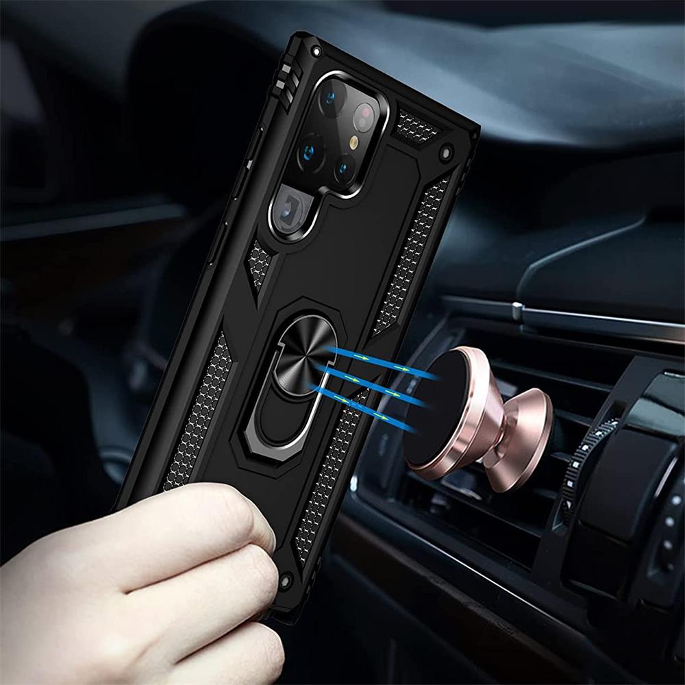 Army Case für Samsung Galaxy S23 Ultra in Schwarz