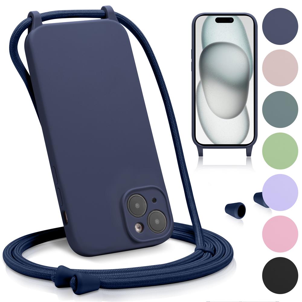Connect Case Colour inkl. Kette für Apple iPhone 15 Plus