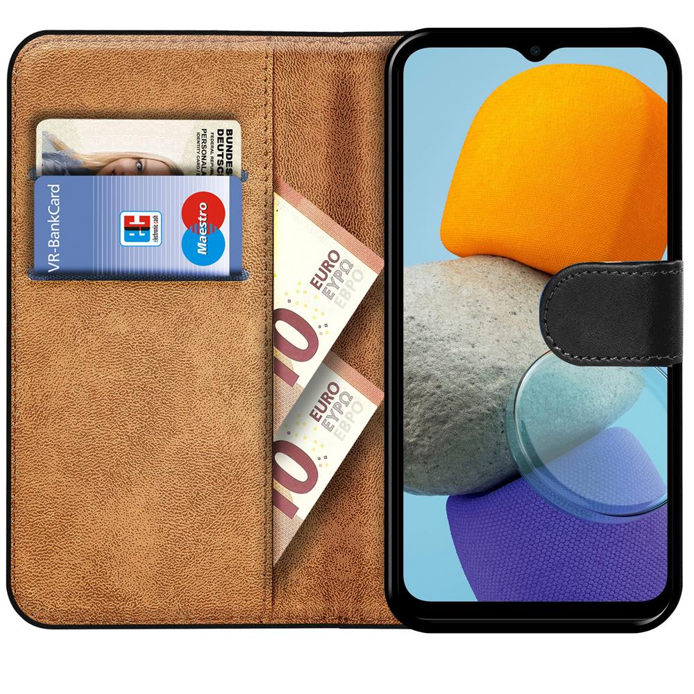 Basic Wallet für Samsung Galaxy M52 5G in Schwarz
