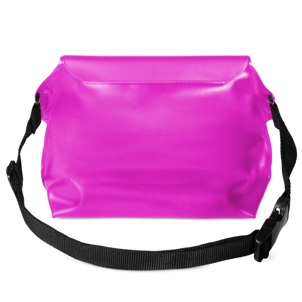 Wasserdichte PVC-Tasche / Hüfttasche in Pink