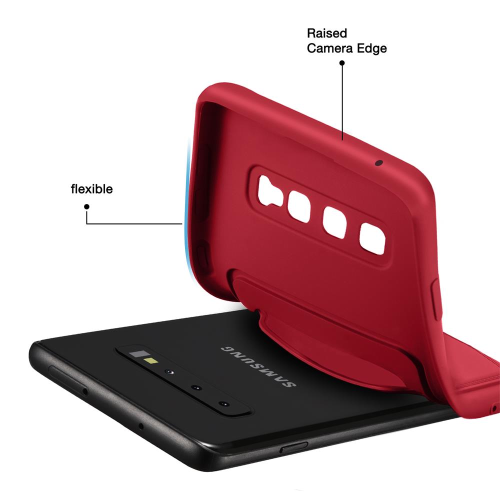 Card Case für Samsung Galaxy S10 Plus in Rot