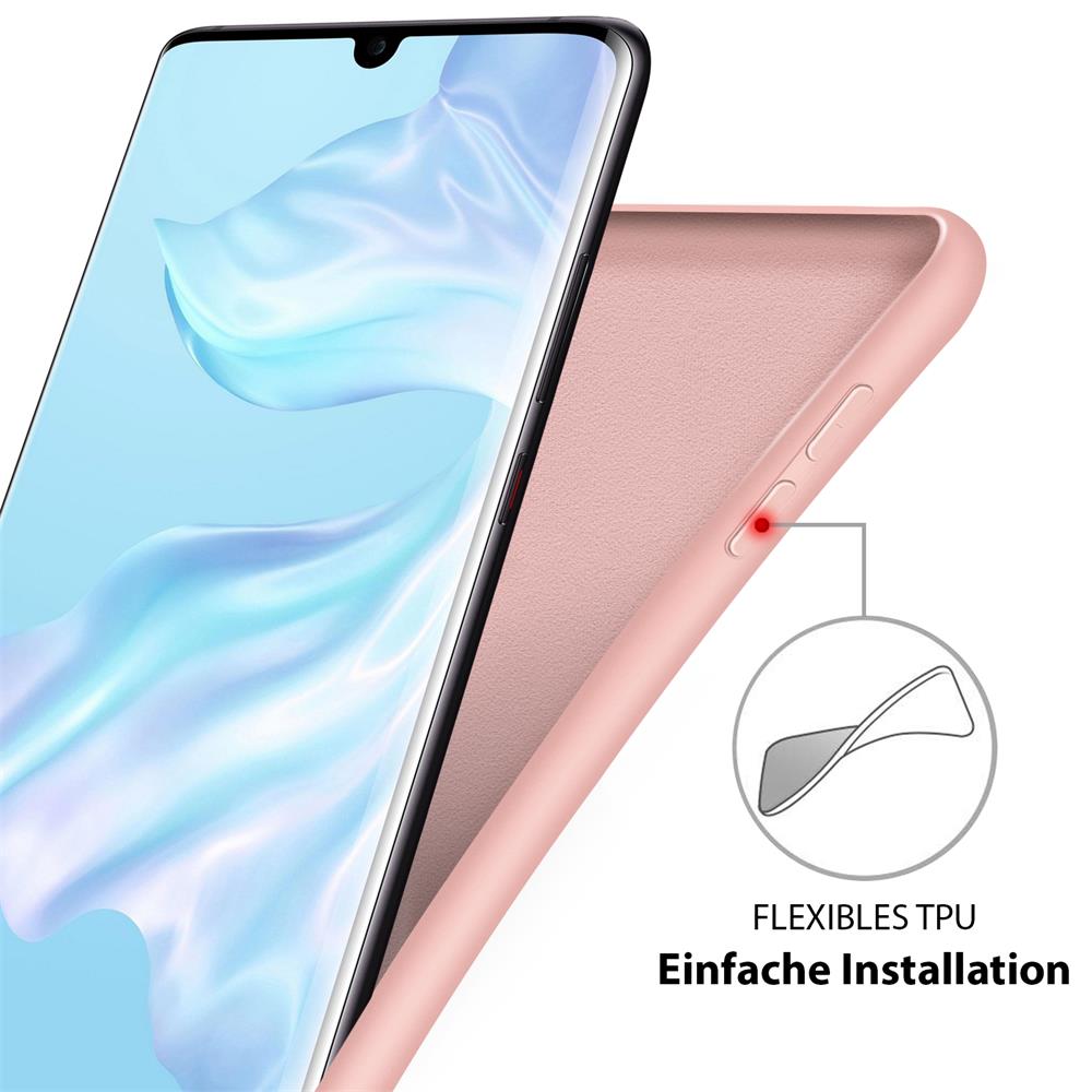 Colour TPU für Huawei Y7 2019 in Rosa