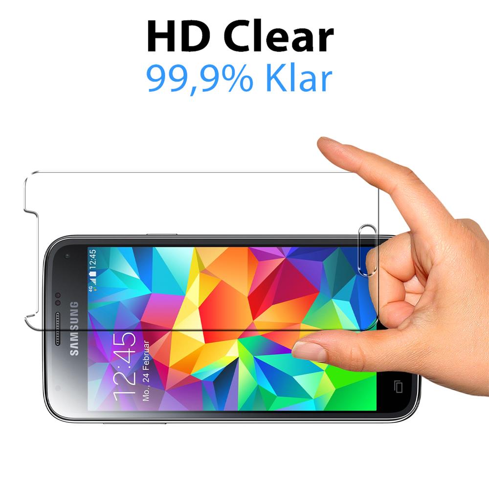 Glas 2in1 für Samsung Galaxy S5 Mini