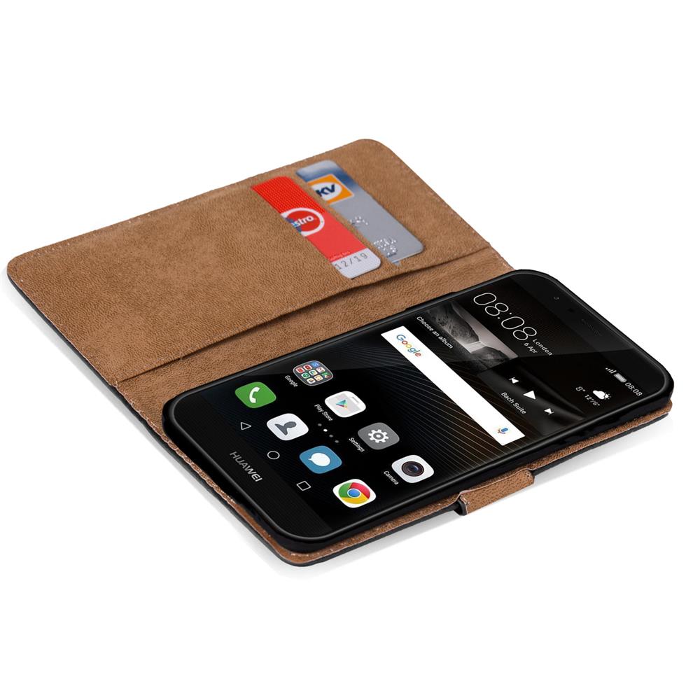 Basic Wallet für Huawei P9 Lite in Schwarz