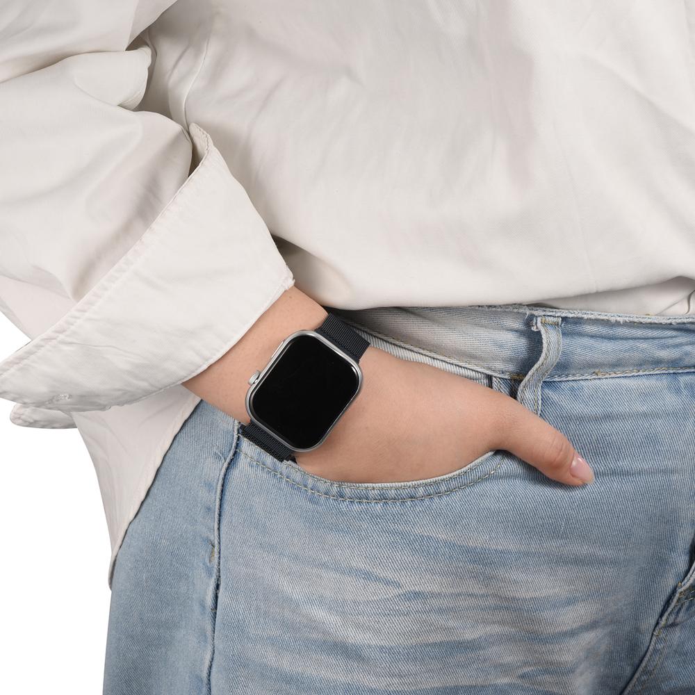 Milanese Edelstahlarmband Apple Watch 1-11/SE1-3/Ultra1-3 - 42/44/45/49mm in Mitternachtsblau - Universal