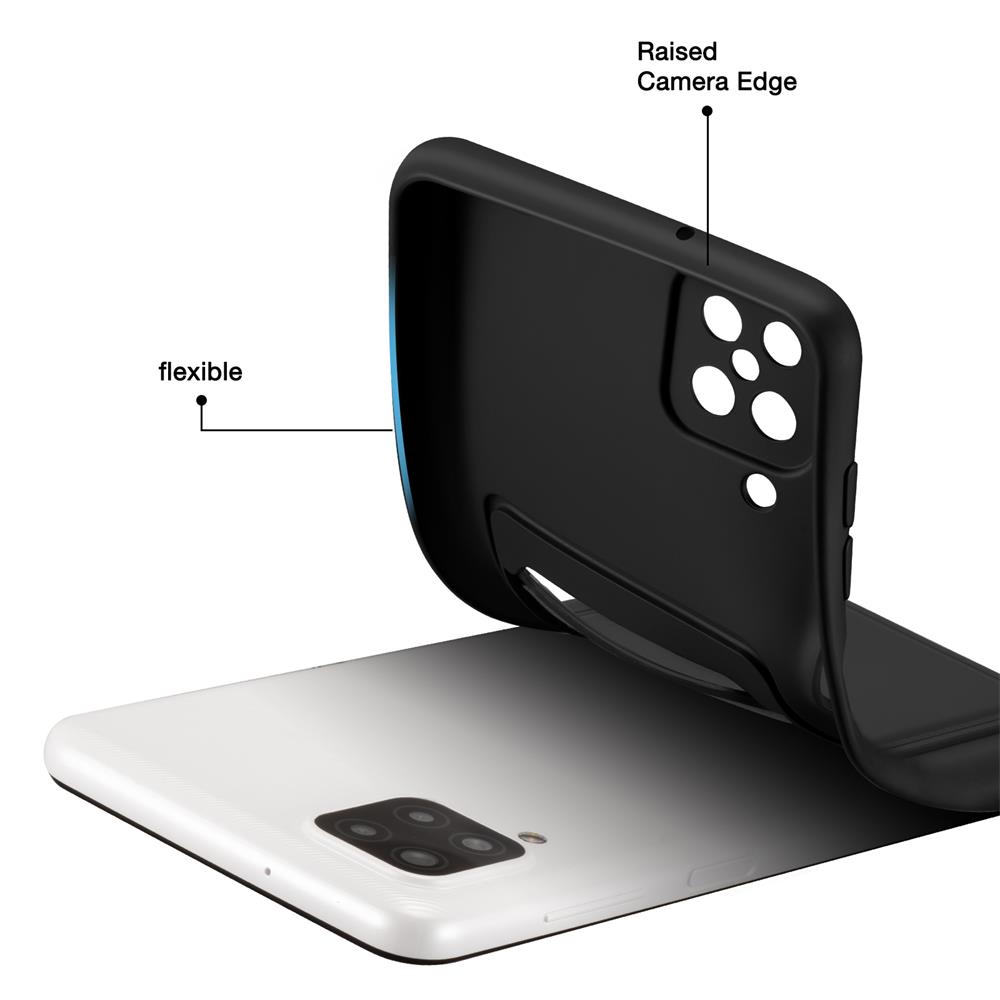Card Case für Samsung Galaxy A12 / M12 in Schwarz