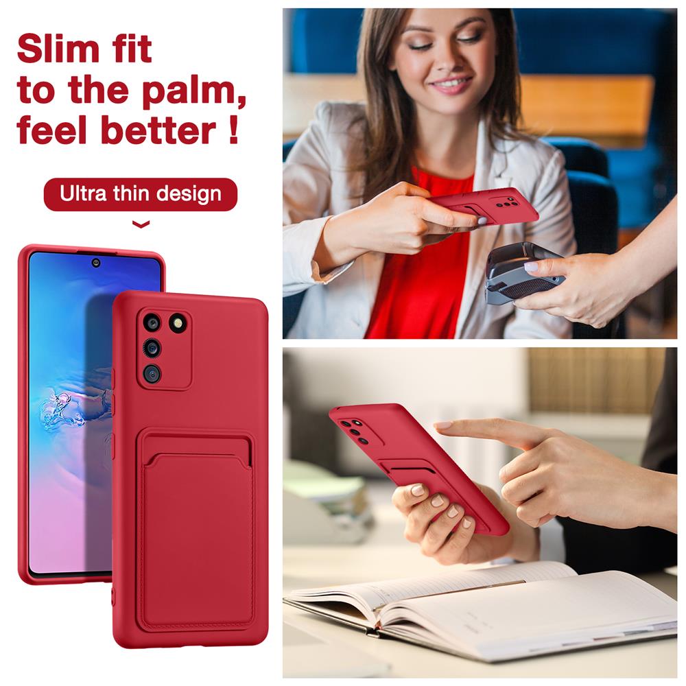 Card Case für Samsung Galaxy S10 Lite in Rot