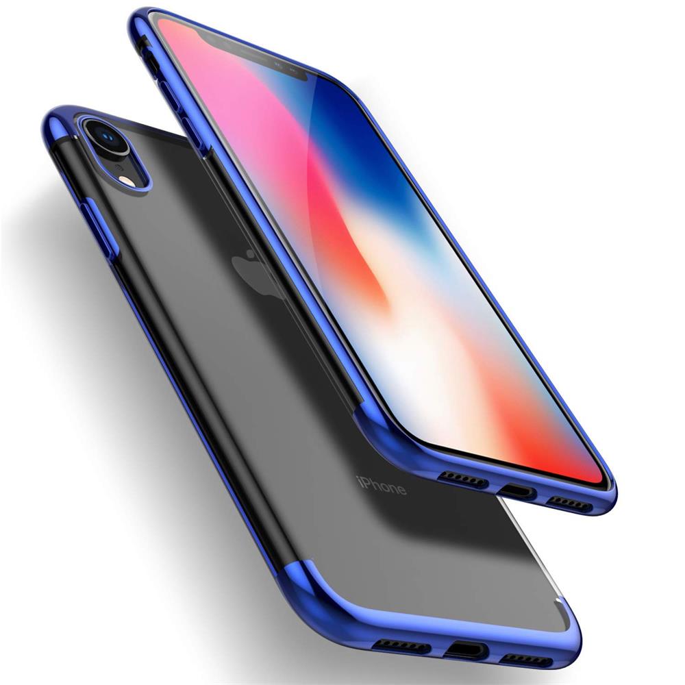 Zero Edge Color für Apple iPhone XR in Blau