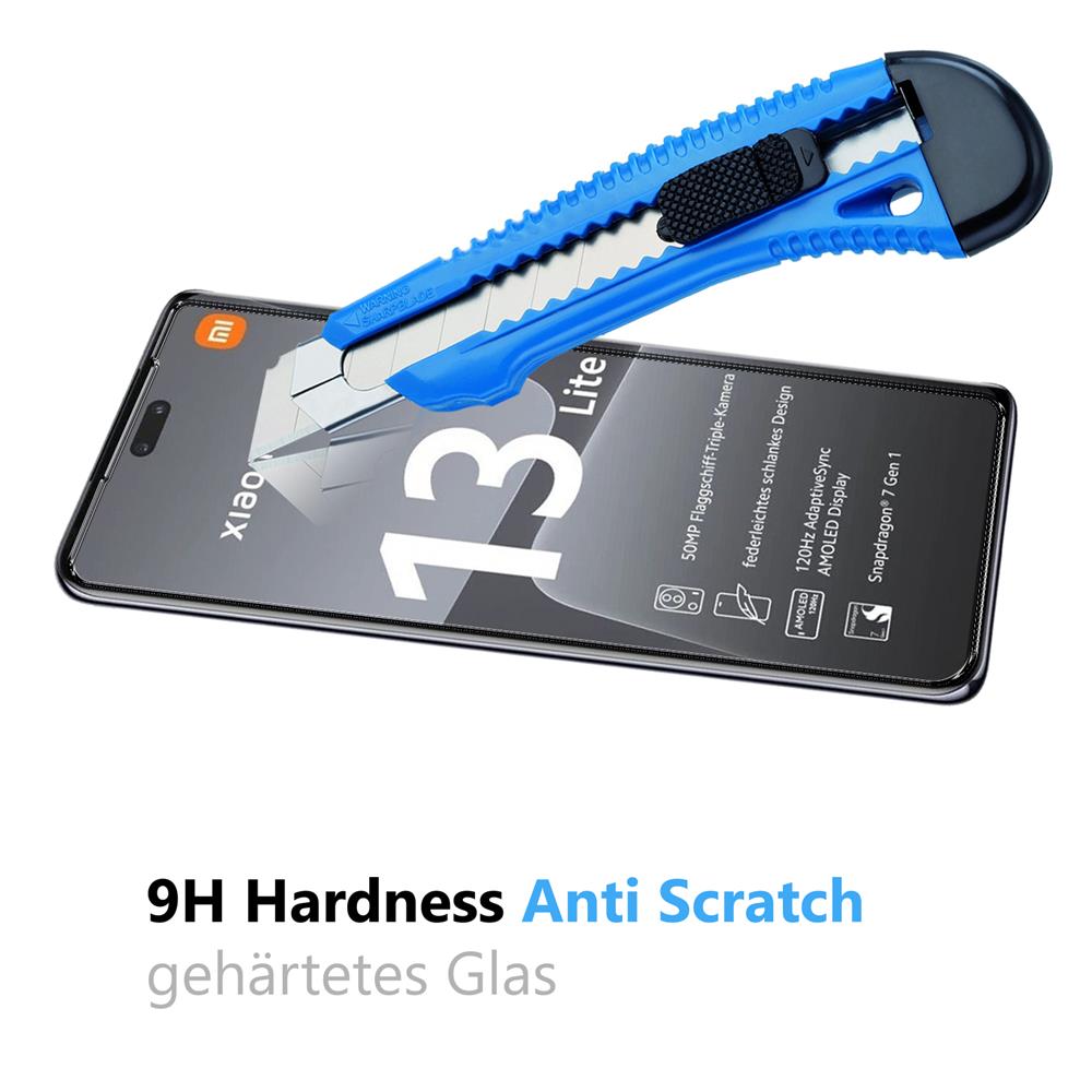 4in1 Glas Set für Xiaomi 13 Lite