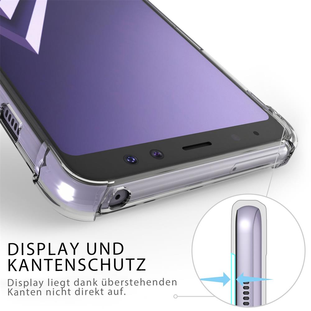Connect Case für Huawei Mate 20 Pro in Silber, Kette in WeissSilber Connect Case für Huawei P Smart Z in Silber, Kette in WeissSilber