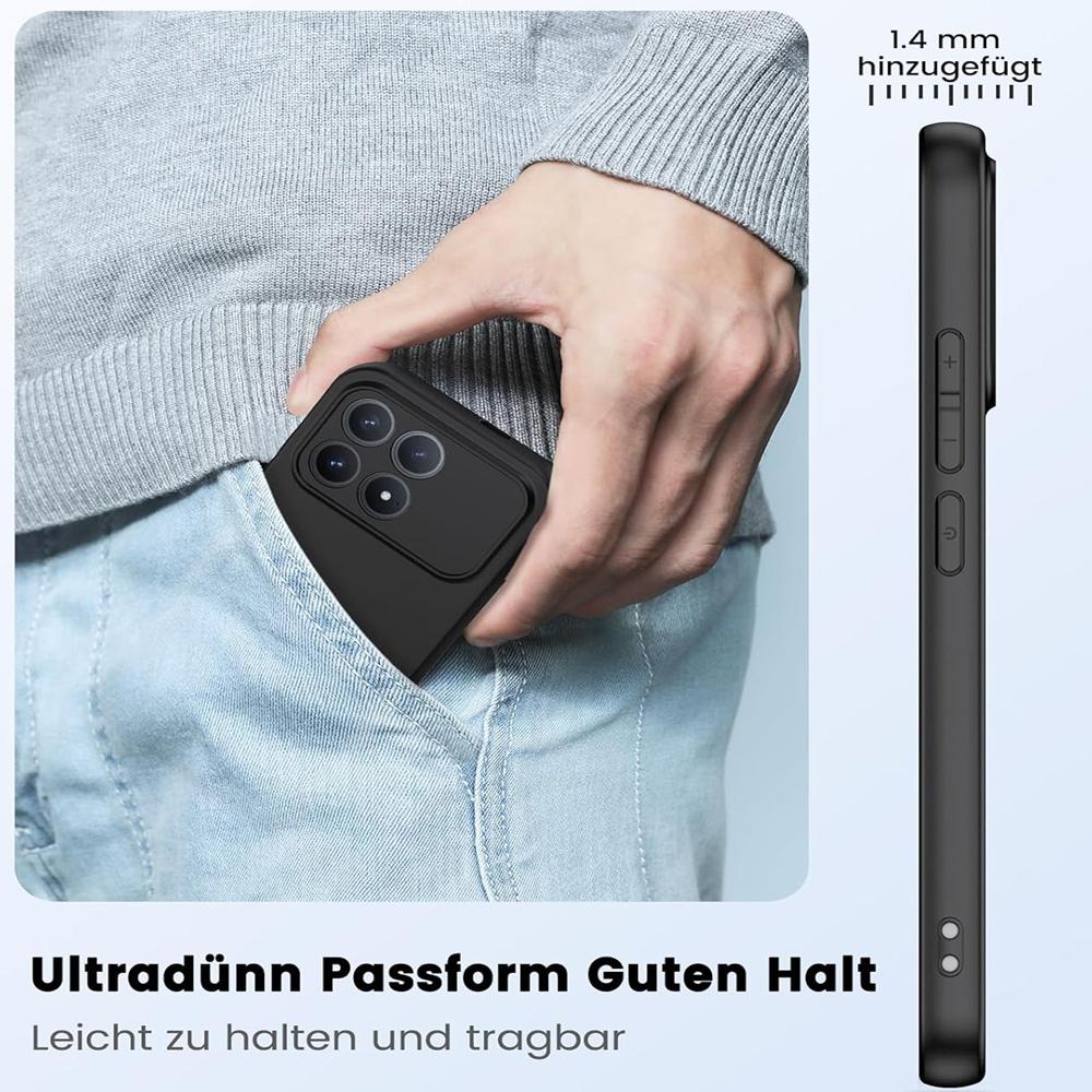 Classic TPU für Xiaomi Poco F8 Pro in Schwarz