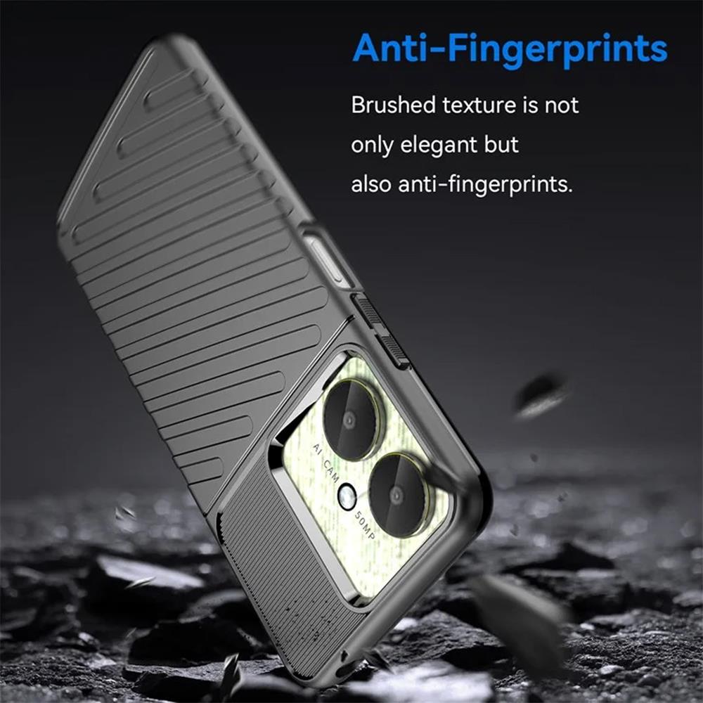 Thunder Case für Xiaomi Redmi 13C in Schwarz