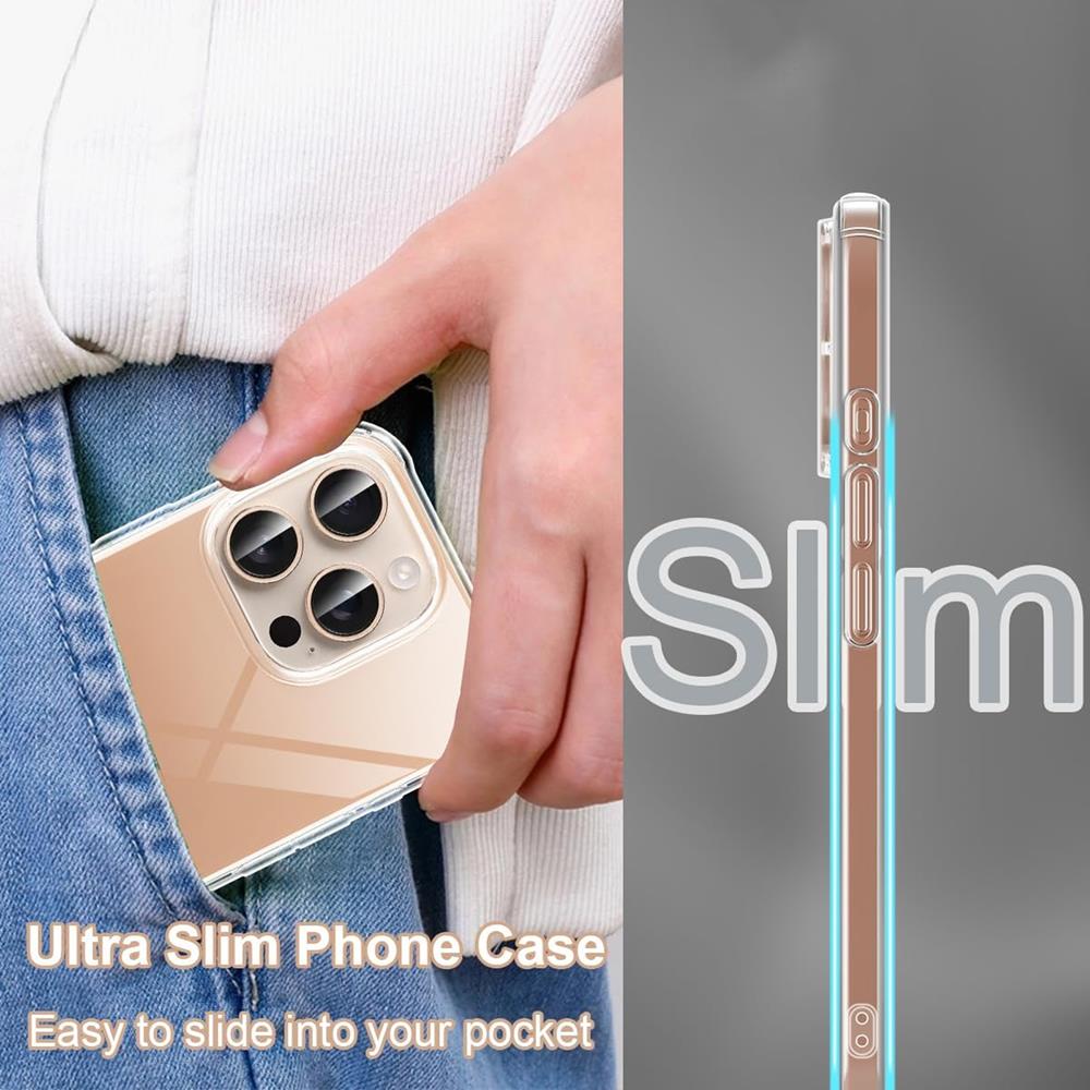 Rugged TPU für Apple iPhone 16 Pro Max in Transparent
