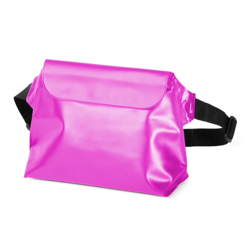 Wasserdichte PVC-Tasche / Hüfttasche in Pink