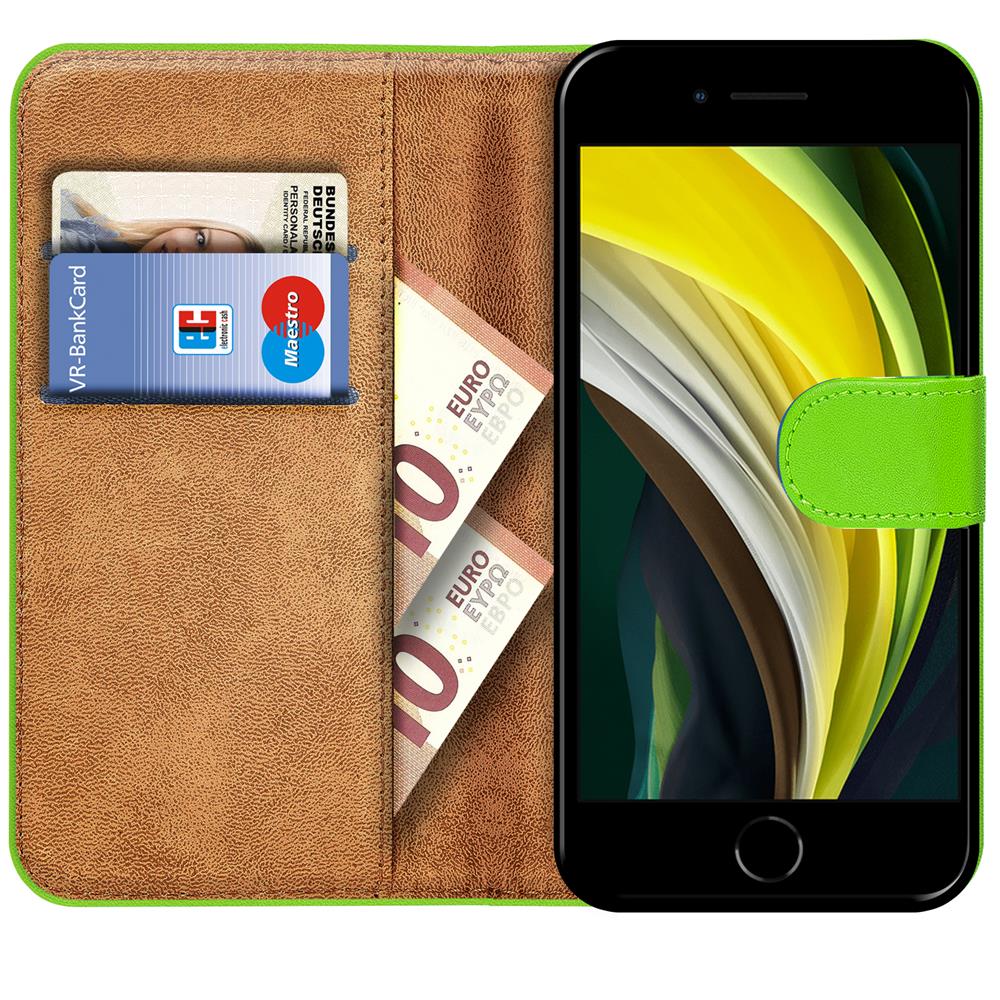Basic Wallet für Apple iPhone 7 / 8 / SE 2 in Grün