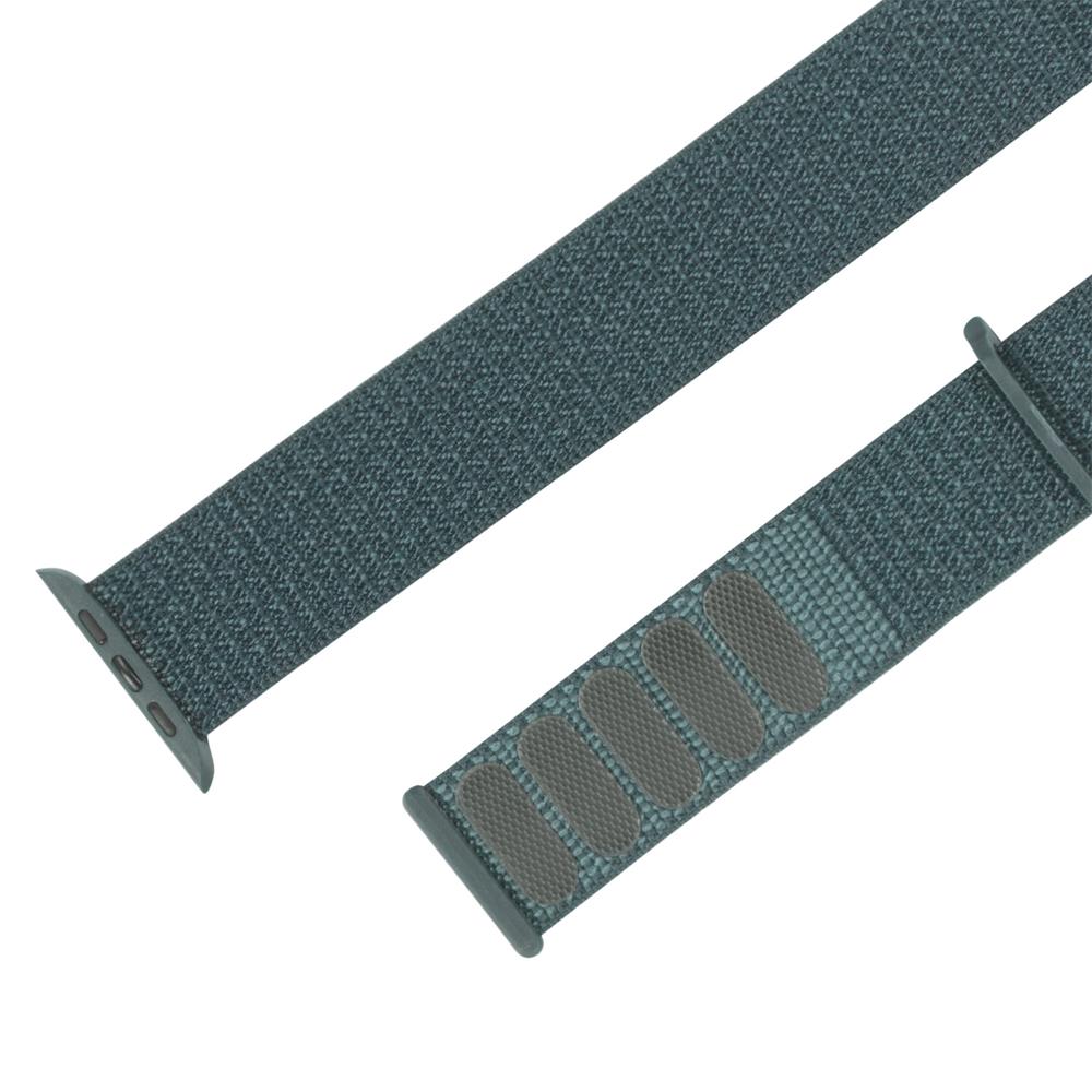 Fitnessarmband Nylon für Apple Watch 1-9 - 42/44/45 in Grün