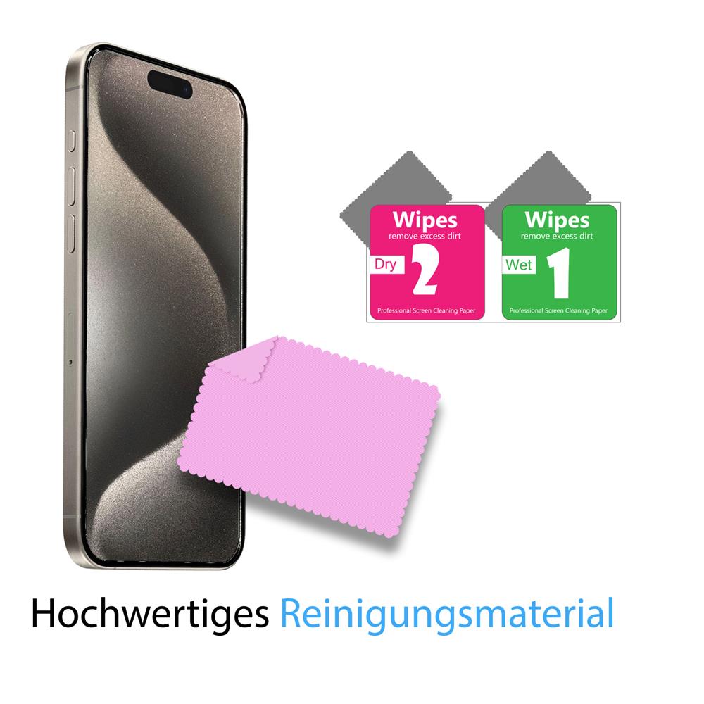4in1 Glas Set für Apple iPhone 15 Pro