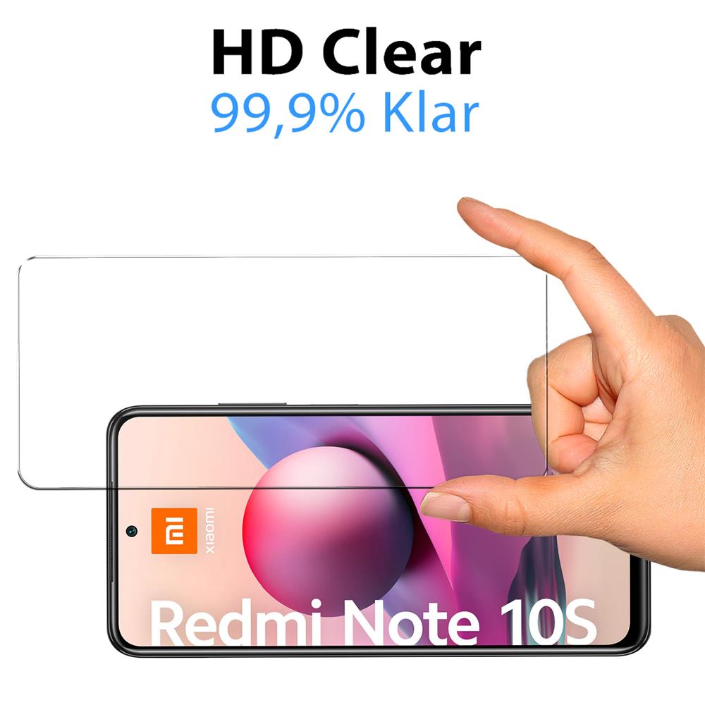 4in1 Glas Set für Xiaomi Redmi Note 10 / 10S