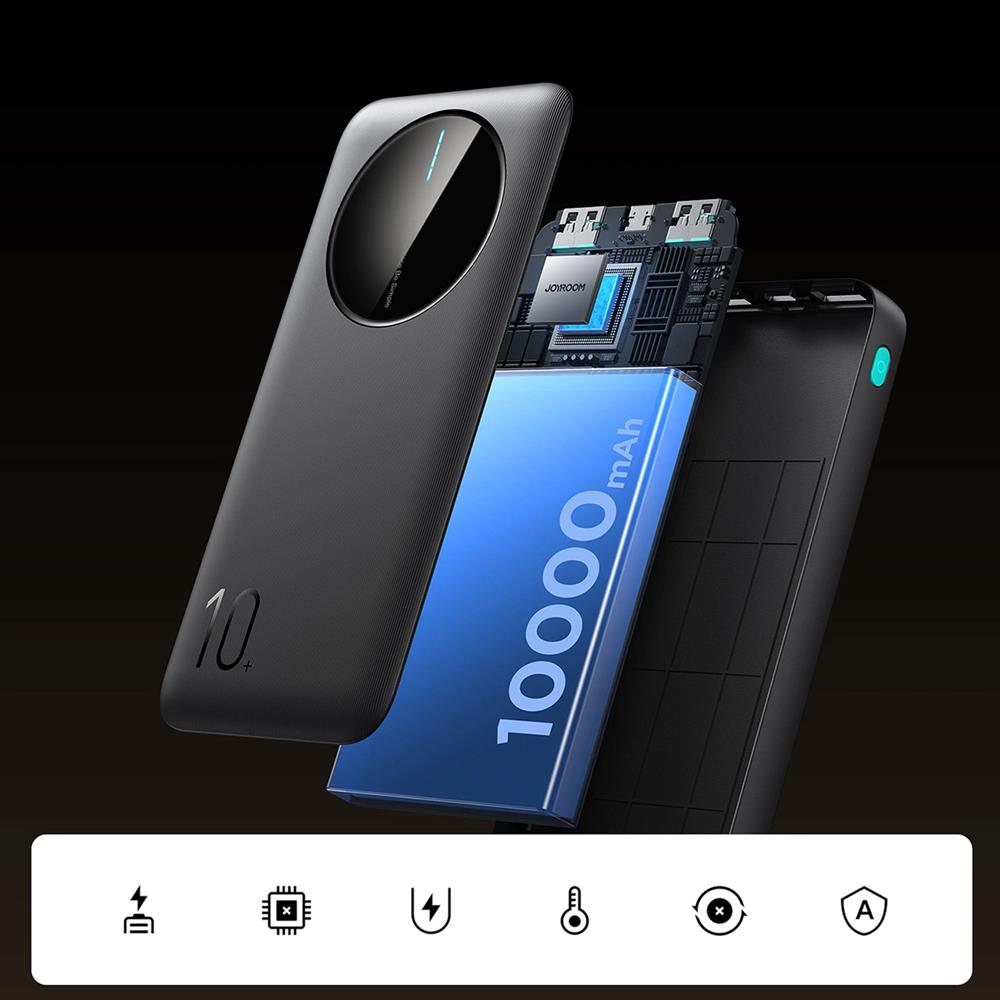 Power Bank - Joyroom - JR-PBF12 - 10000 mAh in Schwarz