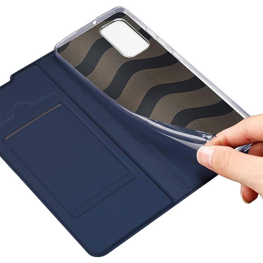 Electroplated Flip für Samsung Galaxy A03s in Blau