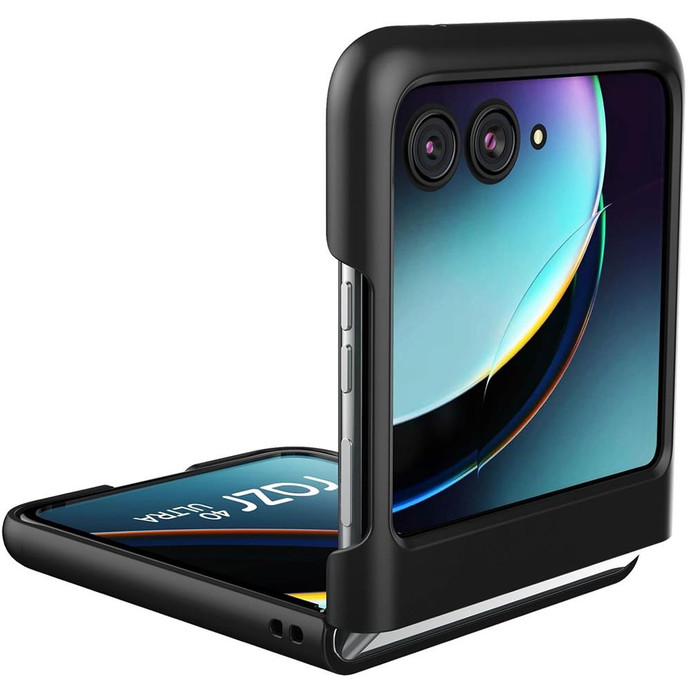 Classic TPU für Motorola Razr 40 Ultra in Schwarz