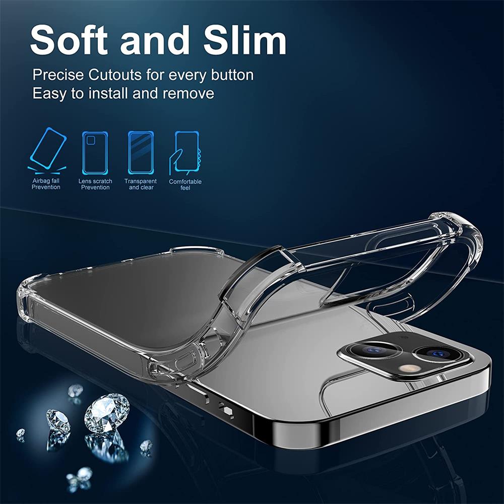 Rugged TPU für Apple iPhone 13 Mini in Transparent