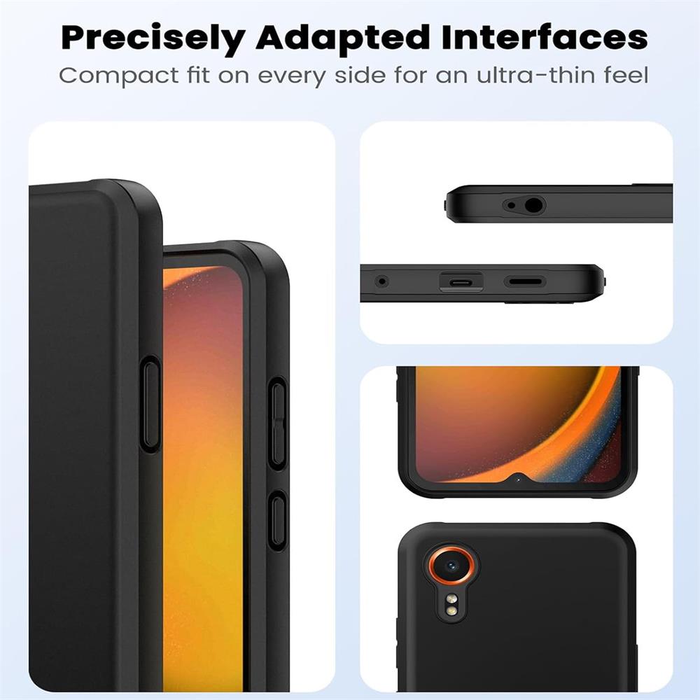 Classic TPU für Samsung Galaxy XCover 7 in Schwarz