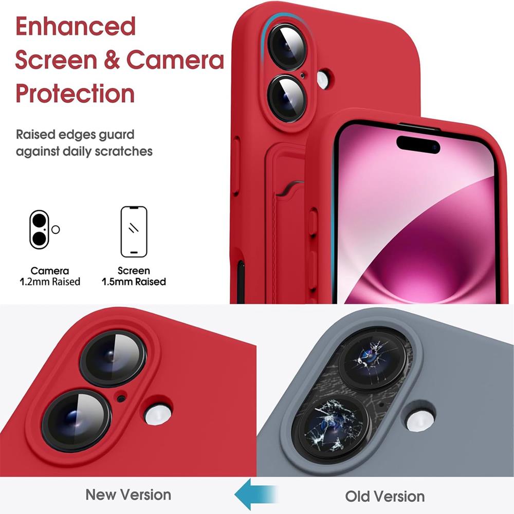Card Case für Apple iPhone 17e in Rot