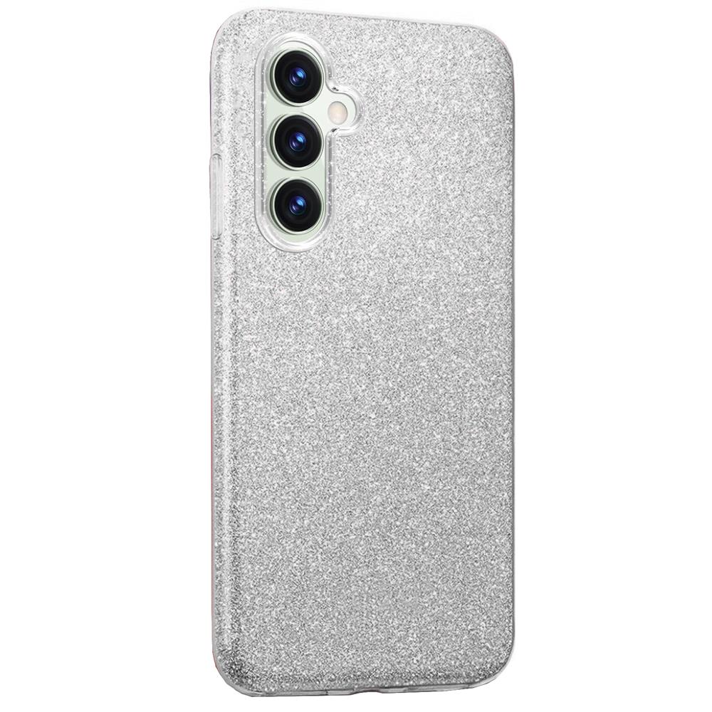 Shiny TPU für Samsung Galaxy S24 FE in Silber