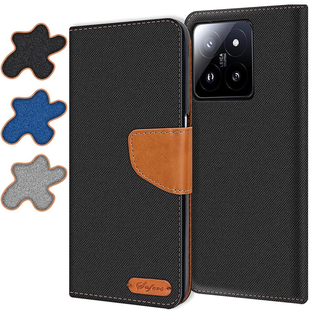 Textil Wallet für Xiaomi 15